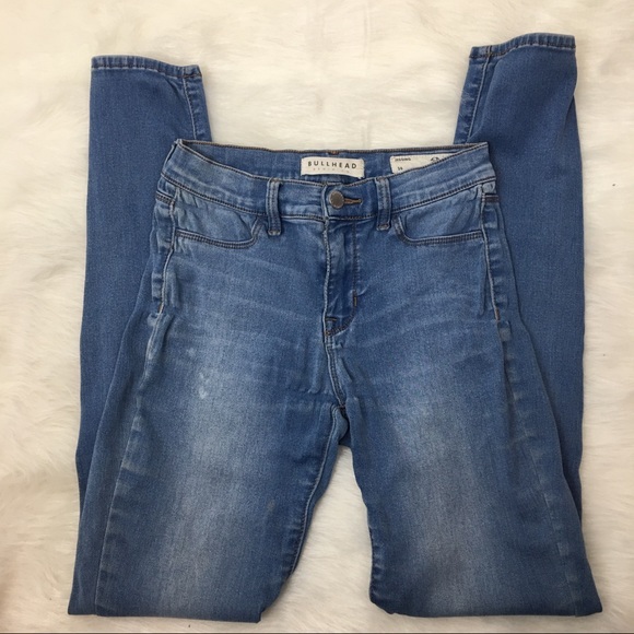 Bullhead Blue Regular Wash Wash With Mild Distress‎ - Picture 4 of 7